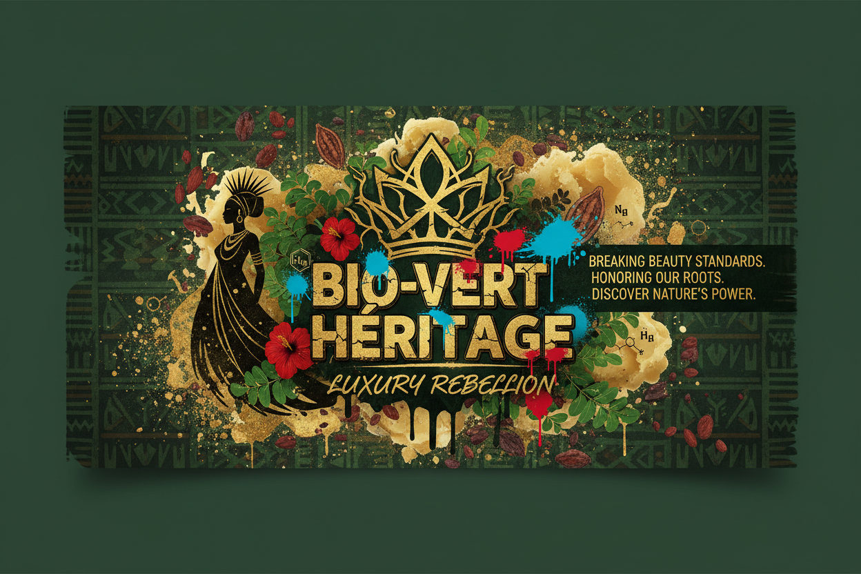 Bannière Rebel Bio-vert héritage